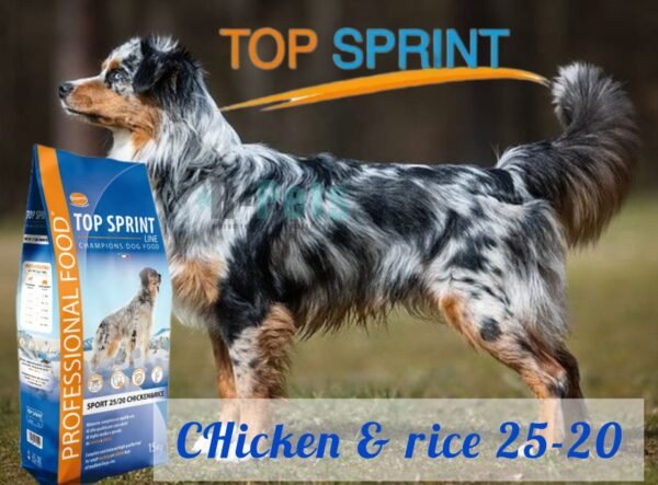 TOP SPRINT CHAMPIONS DOG FOOD 15KG ,HORSE,PORK,SALMON,CHICKEN - Image 9