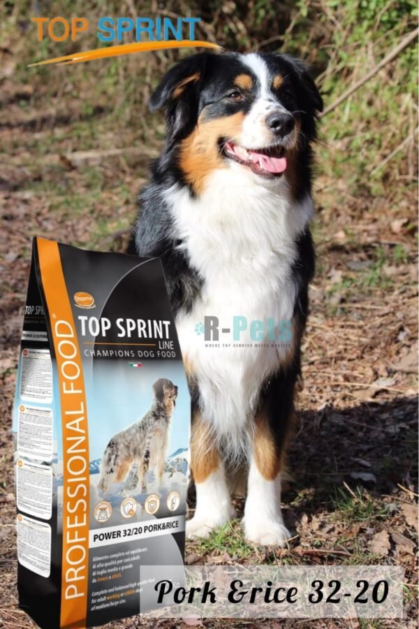 TOP SPRINT CHAMPIONS DOG FOOD 15KG ,HORSE,PORK,SALMON,CHICKEN - Image 7