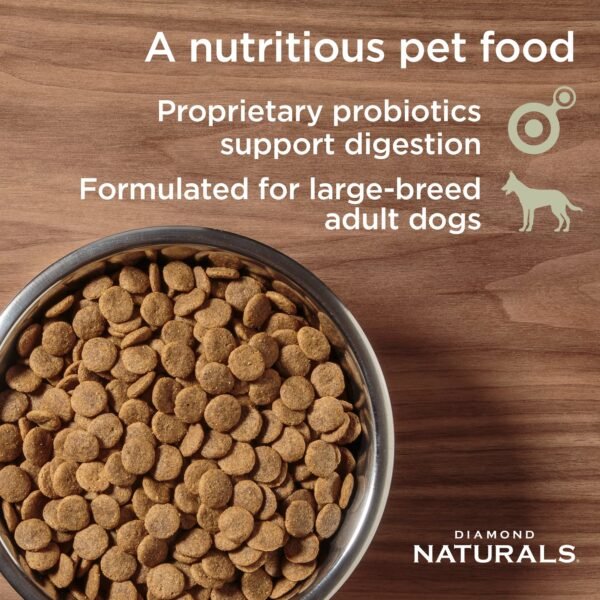 DIAMOND NATURALS LARGE BREED ADULT DOG CHICKEN & RICE FORMULA 15kg - Image 3