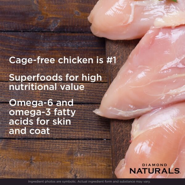 DIAMOND NATURALS ALL LIFE STAGES DOG CHICKEN & RICE FORMULA 15kg - Image 4