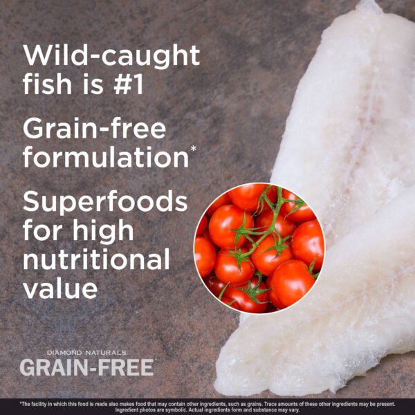 DIAMOND NATURALS GRAIN-FREE WILD-CAUGHT WHITEFISH & SWEET POTATO FORMULA FOR DOGS 12.7kg - Image 5